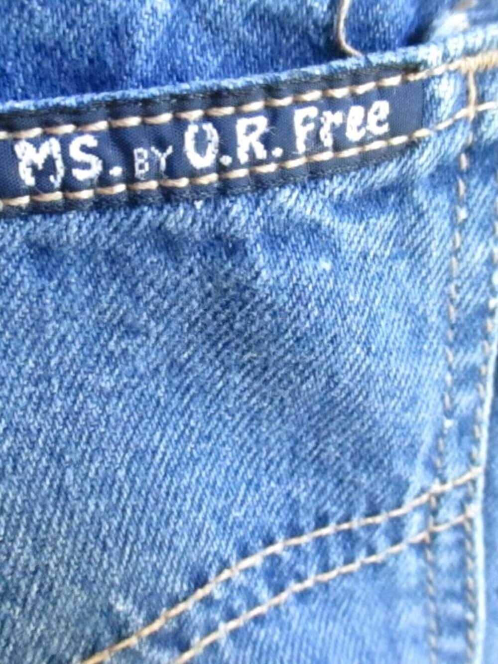 True Vintage Womens Jeans 12 28x30 80s Baggy Hi waist INDIGO Denim Logo